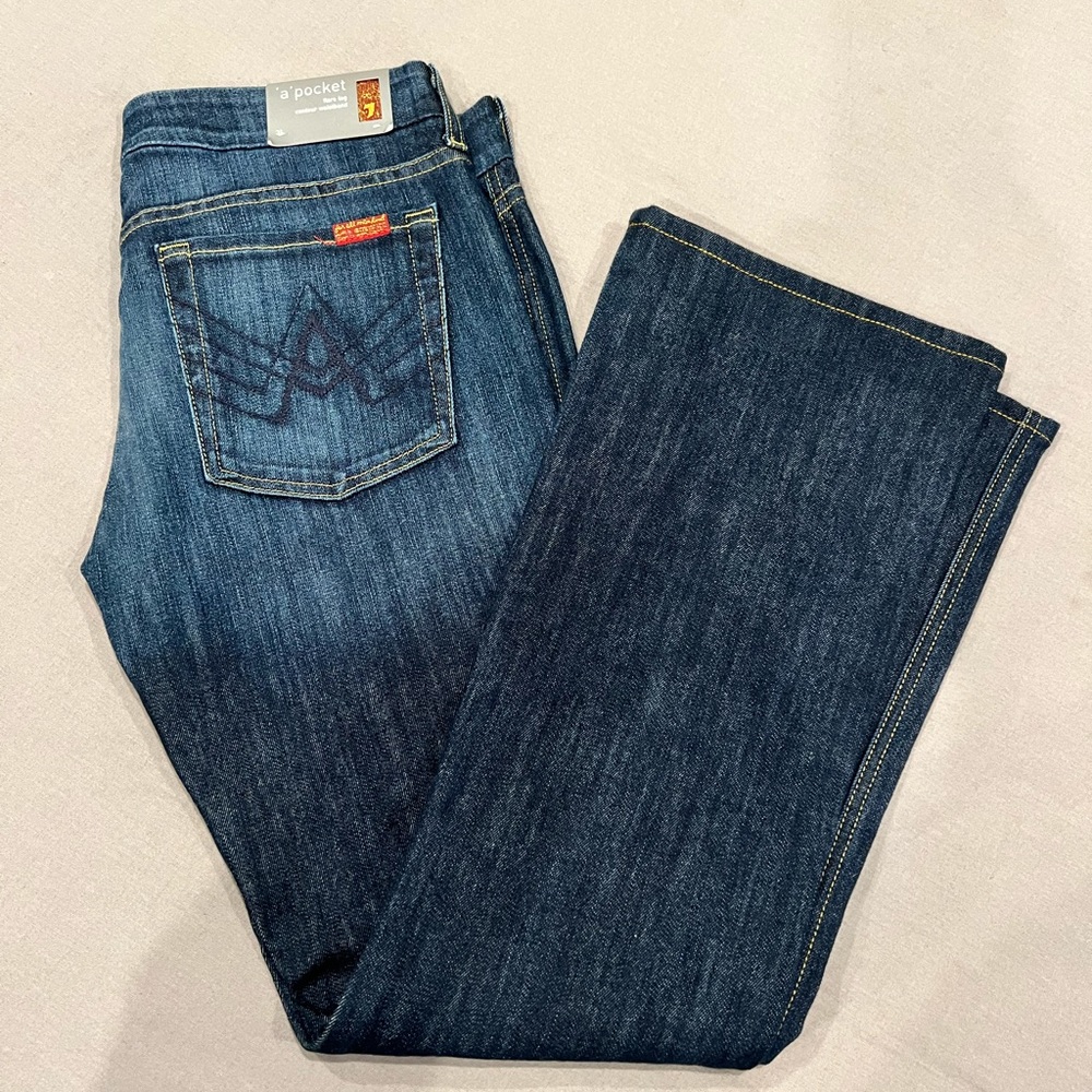 7 for all mankind jeans - flare leg size 31